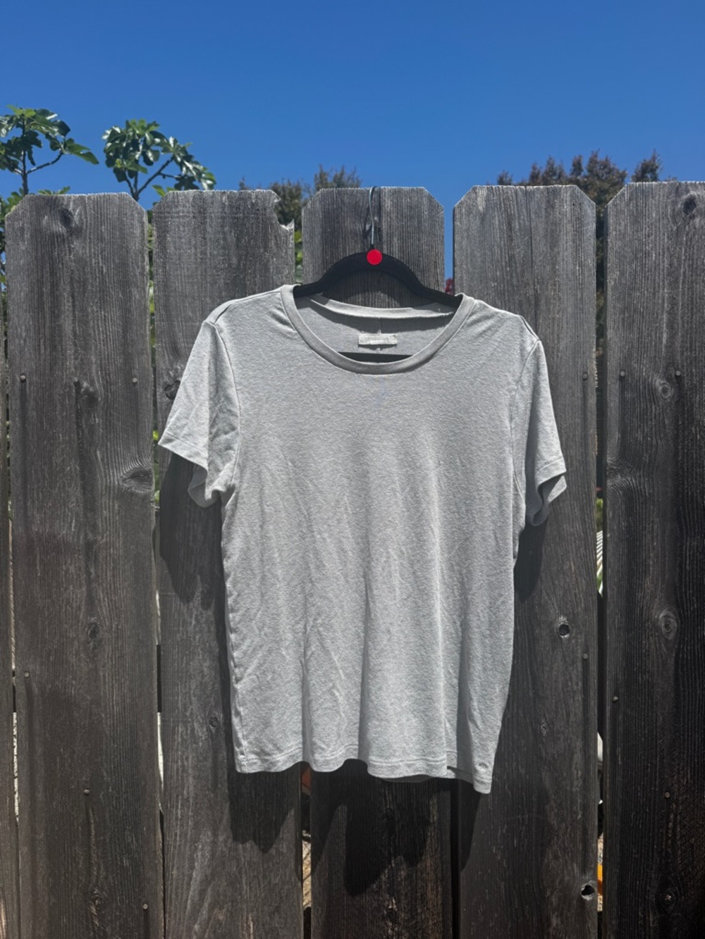 Outerknown Light Gray Short Sleeve Tee